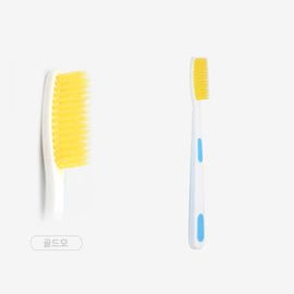 [Amiden] Plus Giant Toothbrush 1EA – Bulk type, Gold Nano Bristles, Extra Soft & Dense for Sensitive Gums - Made in Korea